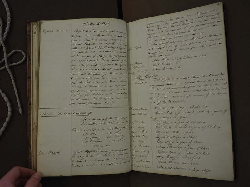 St Andrew Undershaft - Workhouse Minute Book 1814-1822 p39-40 image 1