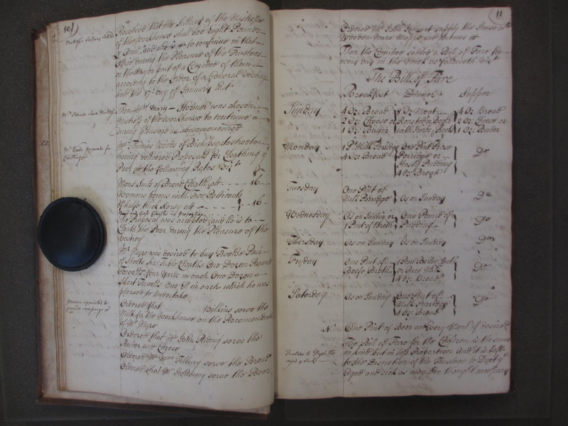 St Andrew Undershaft - Workhouse Minute Book 1732-1748 p10-11 image 1 St Andrew Undershaft - Workhouse Minute Book 1732-1748 p10-11 image 1