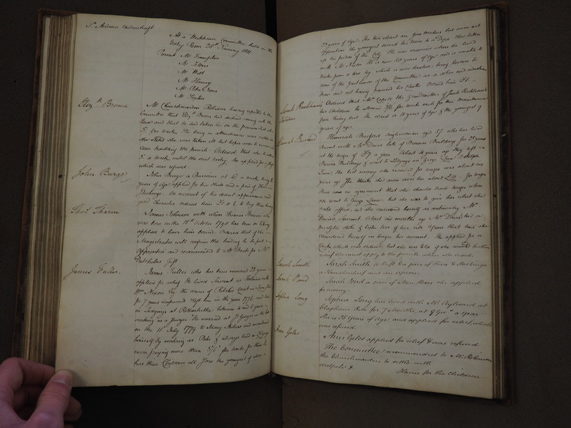 St Andrew Undershaft - Workhouse Minute Book 1801-1814 p94 image 1 St Andrew Undershaft - Workhouse Minute Book 1801-1814 p94 image 1
