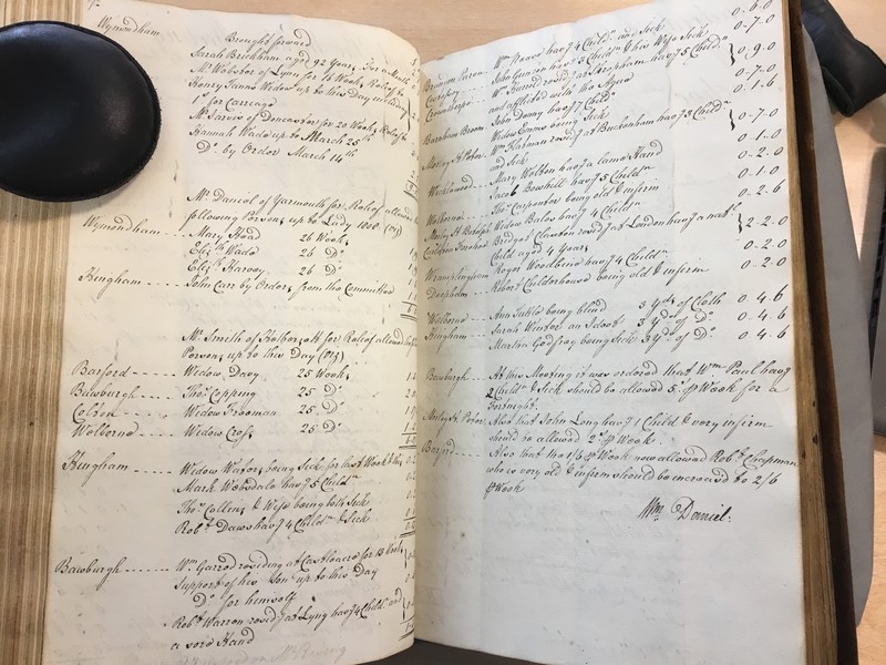 Forehoe Hundred - House of Industry Minute Book 1807-1809 p172-173 image 1 Forehoe Hundred - House of Industry Minute Book 1807-1809 p172-173 image 1