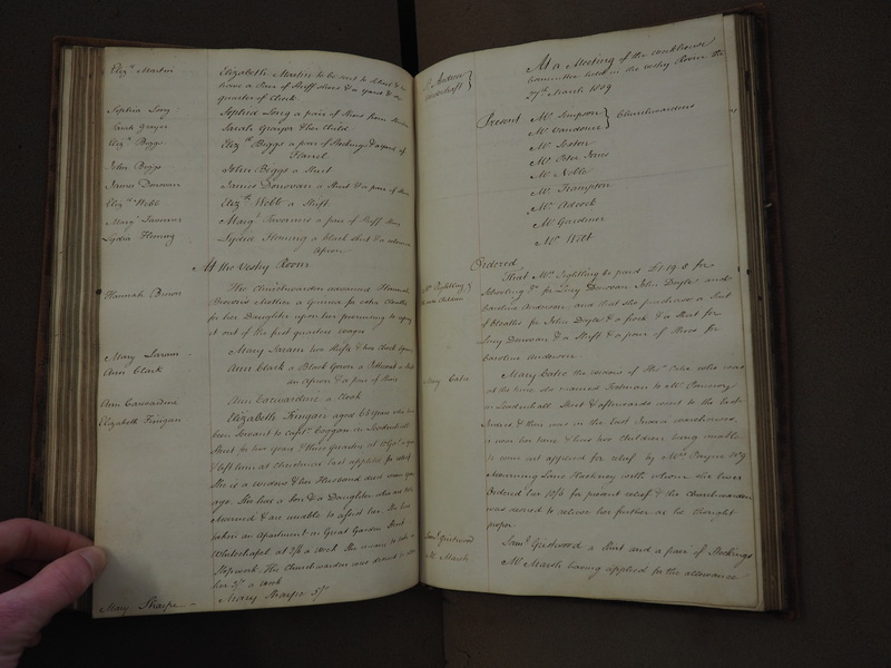 St Andrew Undershaft - Workhouse Minute Book 1801-1814 p77 image 1 St Andrew Undershaft - Workhouse Minute Book 1801-1814 p77 image 1