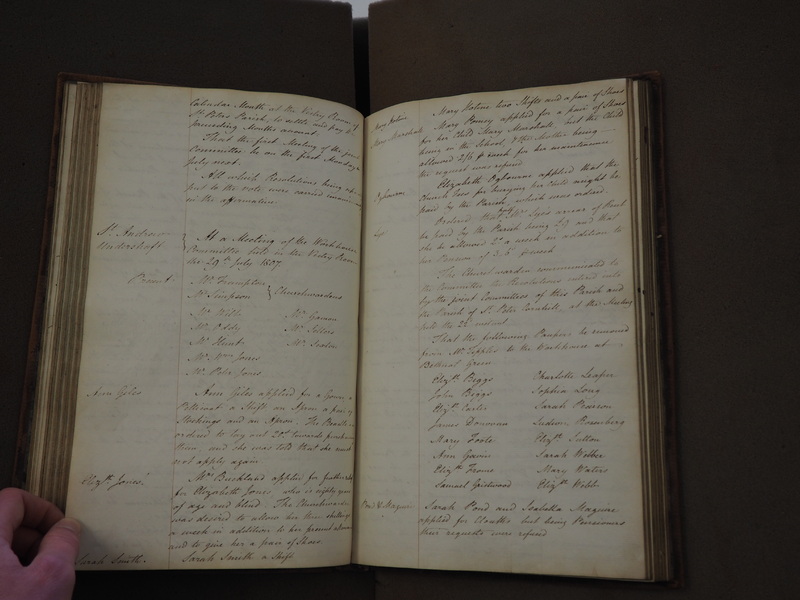 St Andrew Undershaft - Workhouse Minute Book 1801-1814 p58 image 1 St Andrew Undershaft - Workhouse Minute Book 1801-1814 p58 image 1
