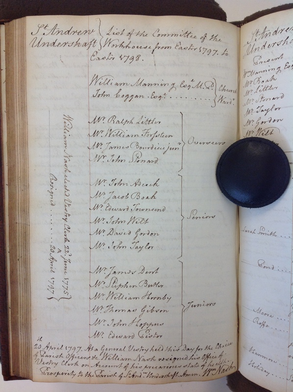 St Andrew Undershaft - Workhouse Minute Book 1780-1801 p192 image 1