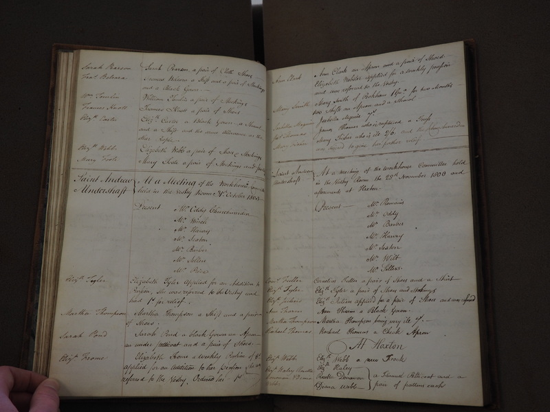 St Andrew Undershaft - Workhouse Minute Book 1801-1814 p22 image 1 St Andrew Undershaft - Workhouse Minute Book 1801-1814 p22 image 1