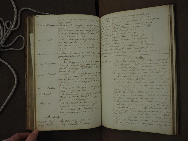 St Andrew Undershaft - Workhouse Minute Book 1814-1822 p158-159 image 1