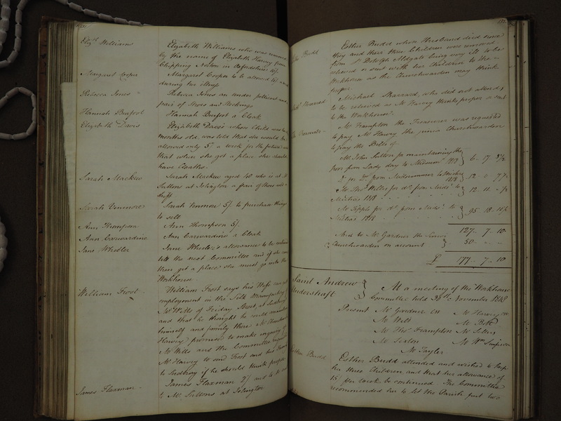 St Andrew Undershaft - Workhouse Minute Book 1814-1822 p131-132 image 1