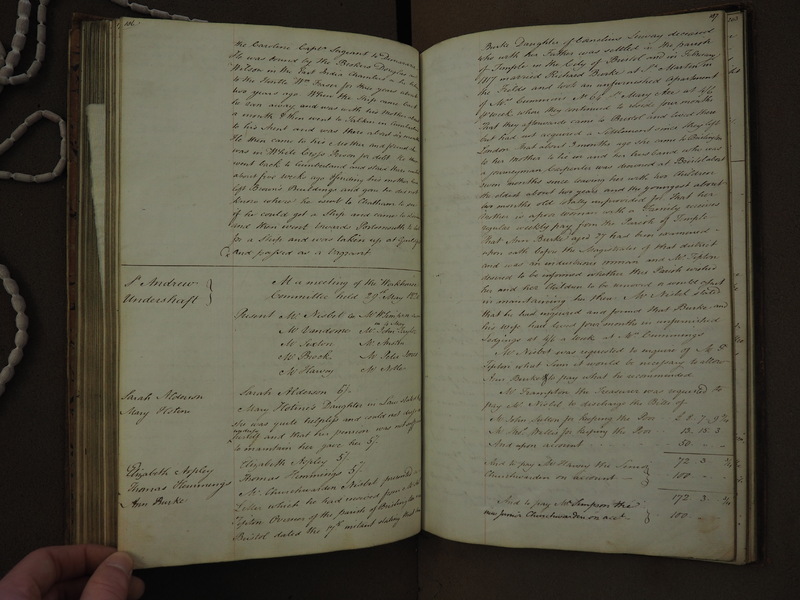 St Andrew Undershaft - Workhouse Minute Book 1814-1822 p186-187 image 1