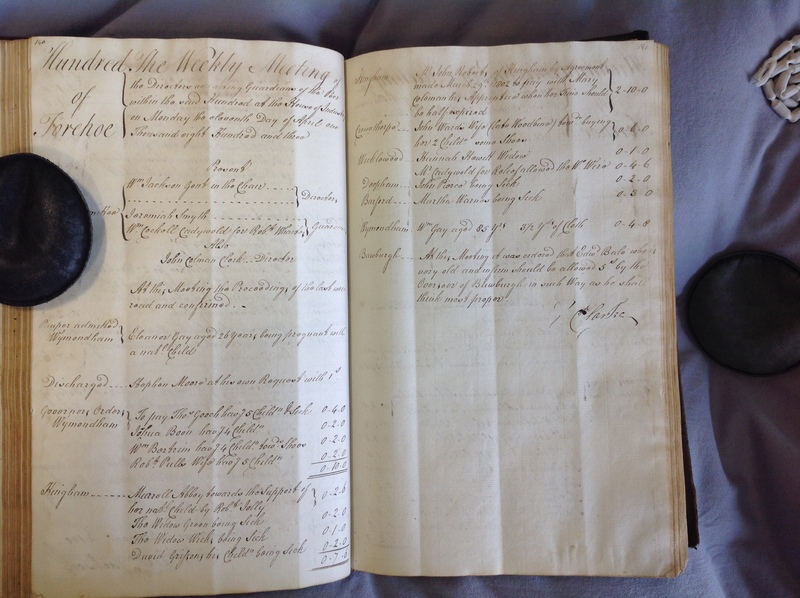 Forehoe Hundred - House of Industry Minute Book 1802-1805 p140-141 image 1 Forehoe Hundred - House of Industry Minute Book 1802-1805 p140-141 image 1