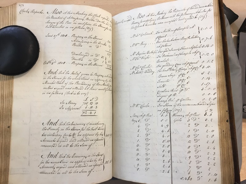 Forehoe Hundred - House of Industry Minute Book 1807-1809 p274-275 image 1 Forehoe Hundred - House of Industry Minute Book 1807-1809 p274-275 image 1
