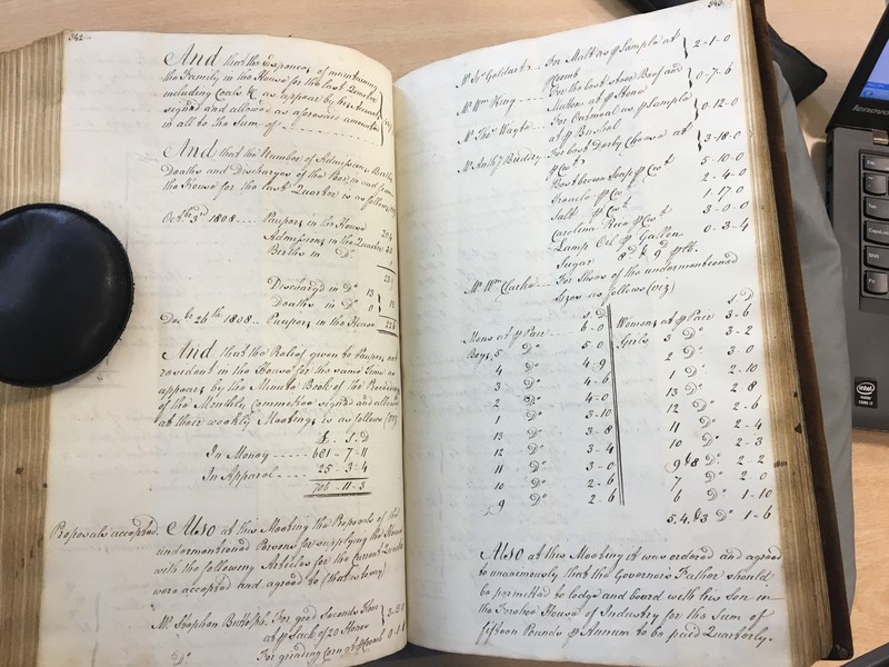 Forehoe Hundred - House of Industry Minute Book 1807-1809 p342-343 image 1 Forehoe Hundred - House of Industry Minute Book 1807-1809 p342-343 image 1