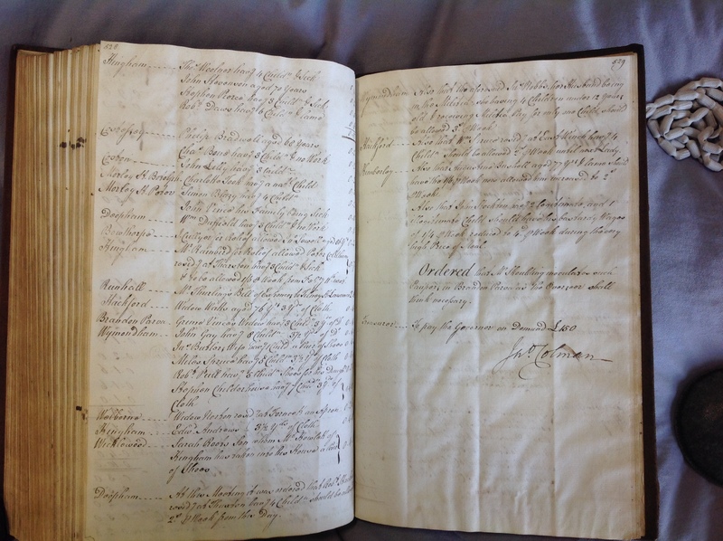 Forehoe Hundred - House of Industry Minute Book 1802-1805 p528-529 image 1 Forehoe Hundred - House of Industry Minute Book 1802-1805 p528-529 image 1