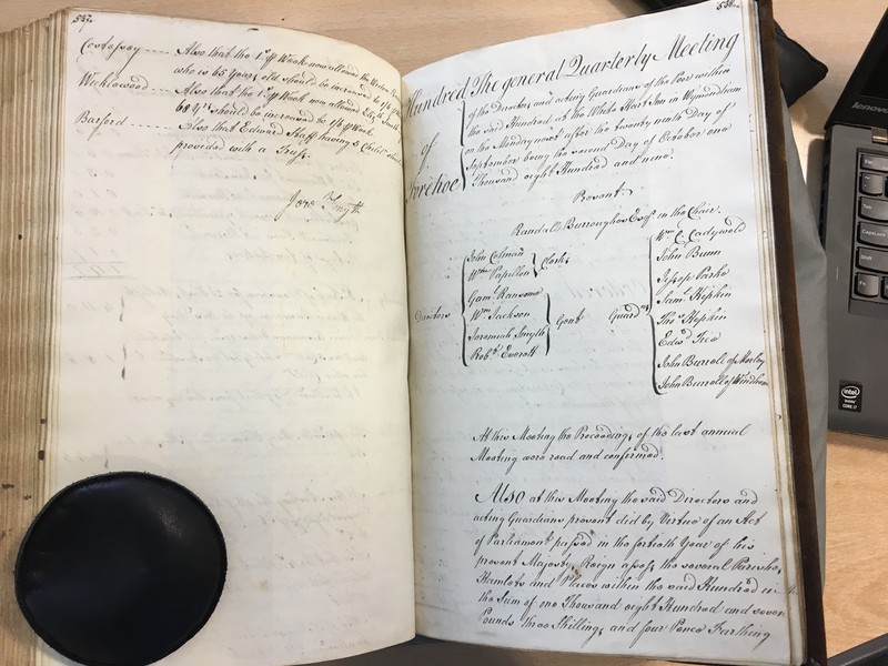 Forehoe Hundred - House of Industry Minute Book 1807-1809 p537-538 image 1 Forehoe Hundred - House of Industry Minute Book 1807-1809 p537-538 image 1