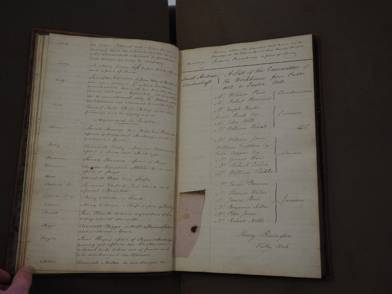 St Andrew Undershaft - Workhouse Minute Book 1801-1814 p10 image 1 St Andrew Undershaft - Workhouse Minute Book 1801-1814 p10 image 1