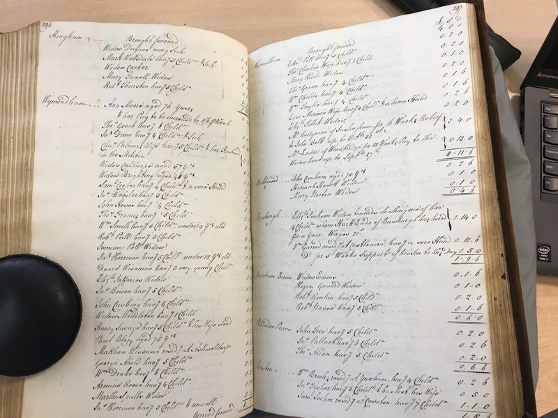 Forehoe Hundred - House of Industry Minute Book 1807-1809 p296-297 image 1 Forehoe Hundred - House of Industry Minute Book 1807-1809 p296-297 image 1