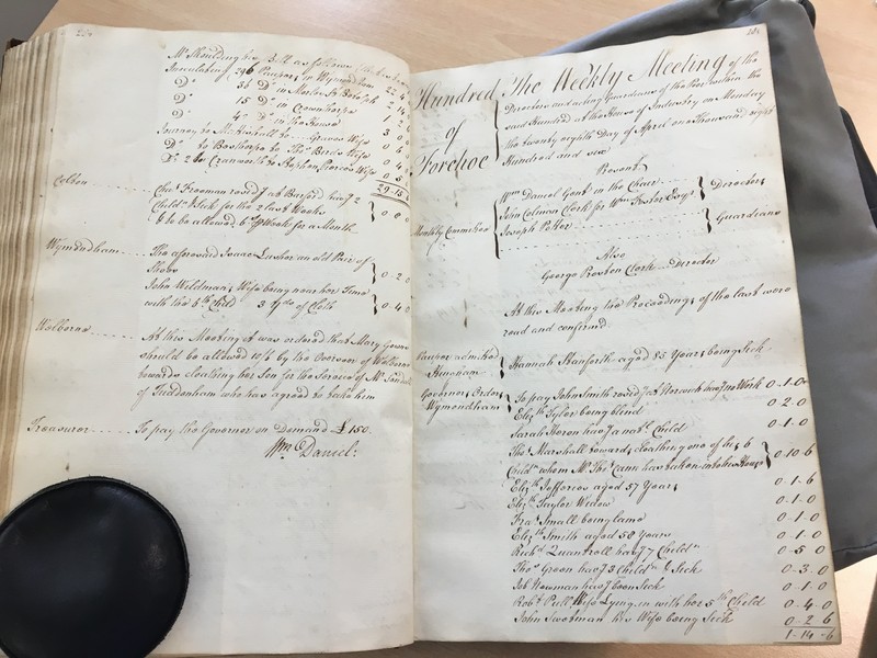 Forehoe Hundred - House of Industry Minute Book 1805-1807 p284-285 image 1 Forehoe Hundred - House of Industry Minute Book 1805-1807 p284-285 image 1