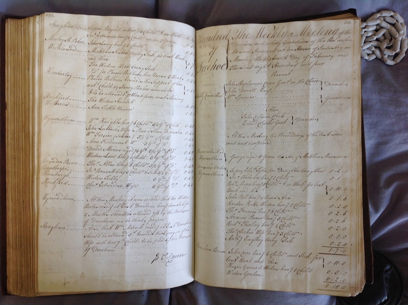 Forehoe Hundred - House of Industry Minute Book 1802-1805 p302-303 image 1 Forehoe Hundred - House of Industry Minute Book 1802-1805 p302-303 image 1