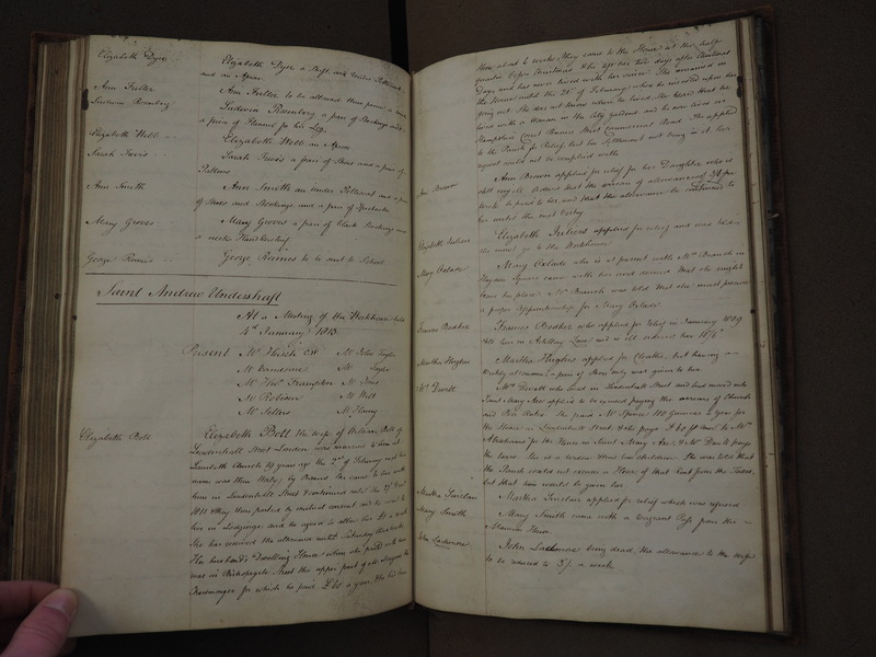 St Andrew Undershaft - Workhouse Minute Book 1801-1814 p114 image 1 St Andrew Undershaft - Workhouse Minute Book 1801-1814 p114 image 1