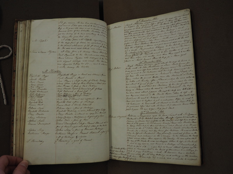 St Andrew Undershaft - Workhouse Minute Book 1814-1822 p63-64 image 1