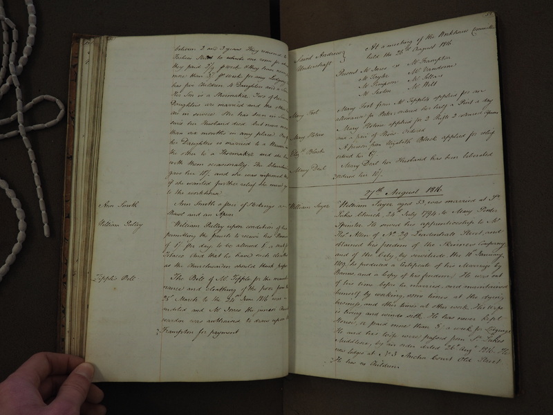 St Andrew Undershaft - Workhouse Minute Book 1814-1822 p51-52 image 1