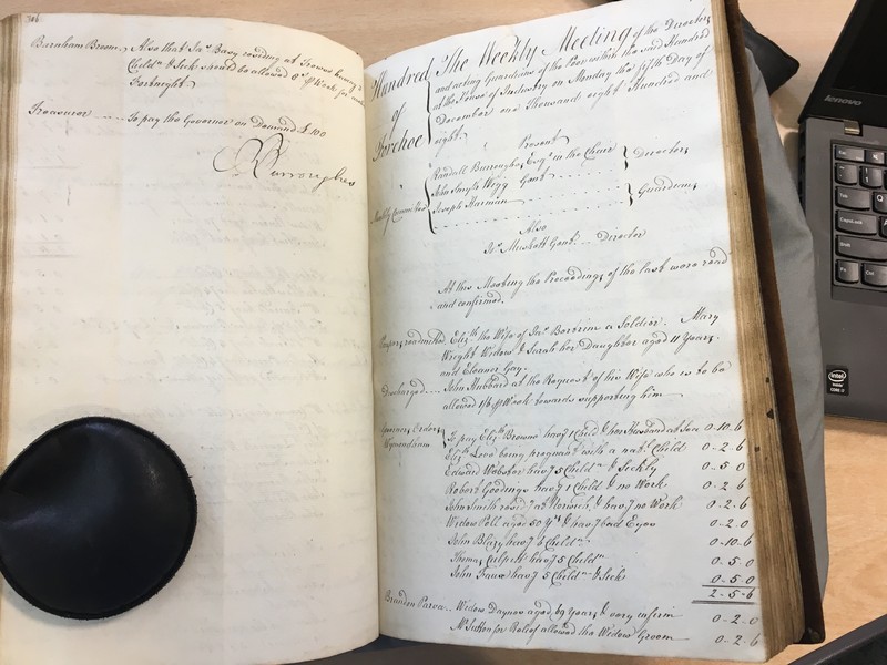 Forehoe Hundred - House of Industry Minute Book 1807-1809 p306-307 image 1 Forehoe Hundred - House of Industry Minute Book 1807-1809 p306-307 image 1