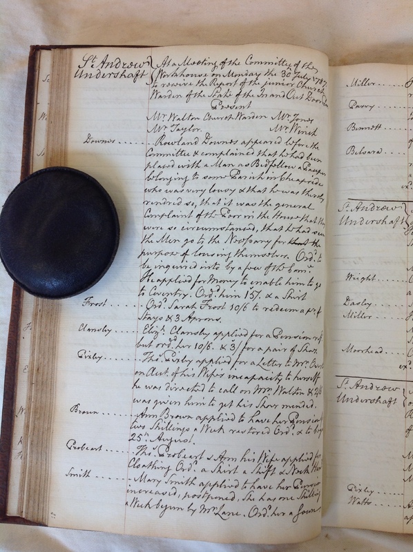 St Andrew Undershaft - Workhouse Minute Book 1780-1801 p90 image 1 St Andrew Undershaft - Workhouse Minute Book 1780-1801 p90 image 1