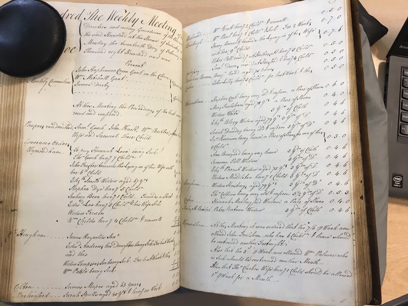 Forehoe Hundred - House of Industry Minute Book 1807-1809 p368-369 image 1 Forehoe Hundred - House of Industry Minute Book 1807-1809 p368-369 image 1