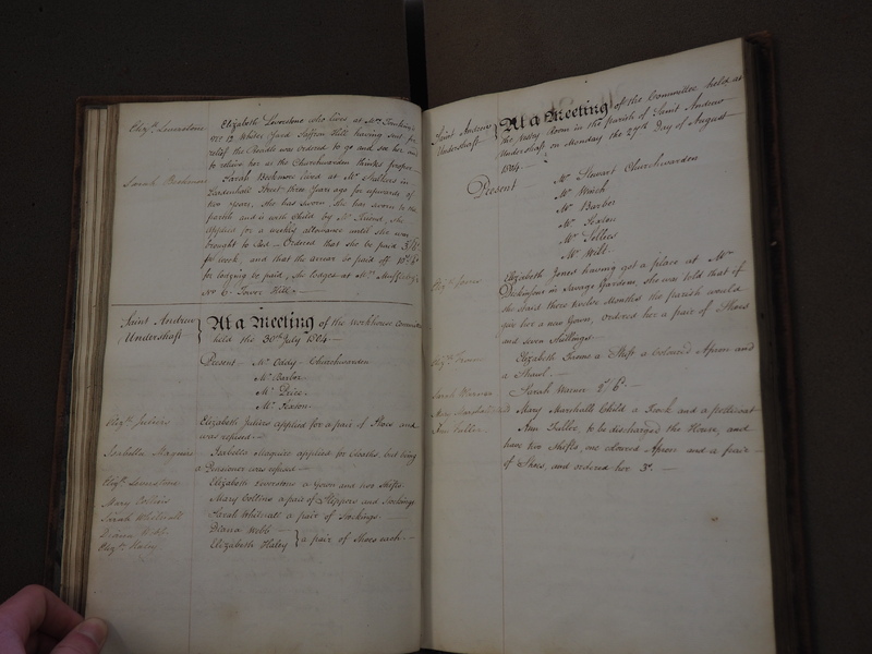 St Andrew Undershaft - Workhouse Minute Book 1801-1814 p30 image 1 St Andrew Undershaft - Workhouse Minute Book 1801-1814 p30 image 1