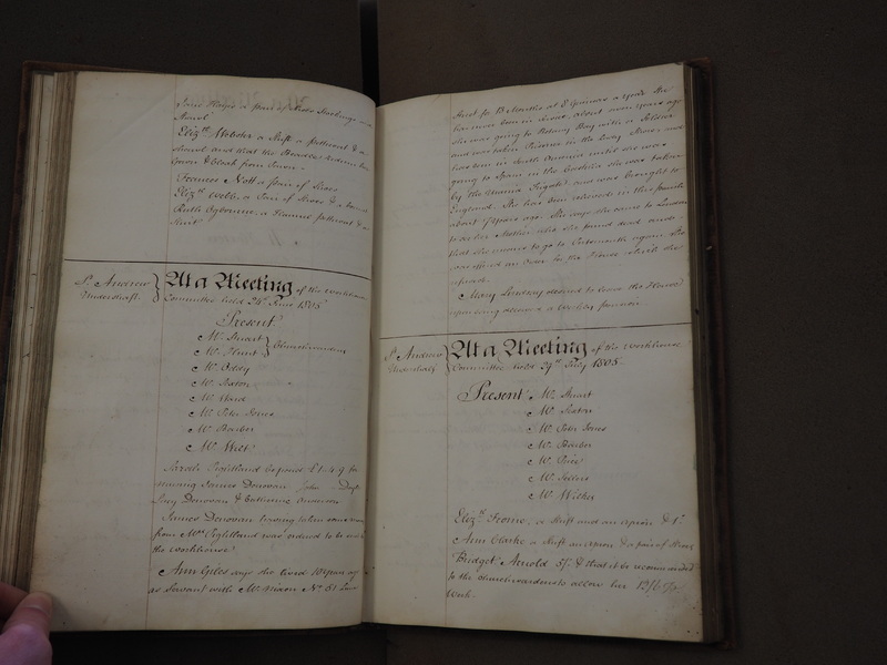 St Andrew Undershaft - Workhouse Minute Book 1801-1814 p38 image 1 St Andrew Undershaft - Workhouse Minute Book 1801-1814 p38 image 1