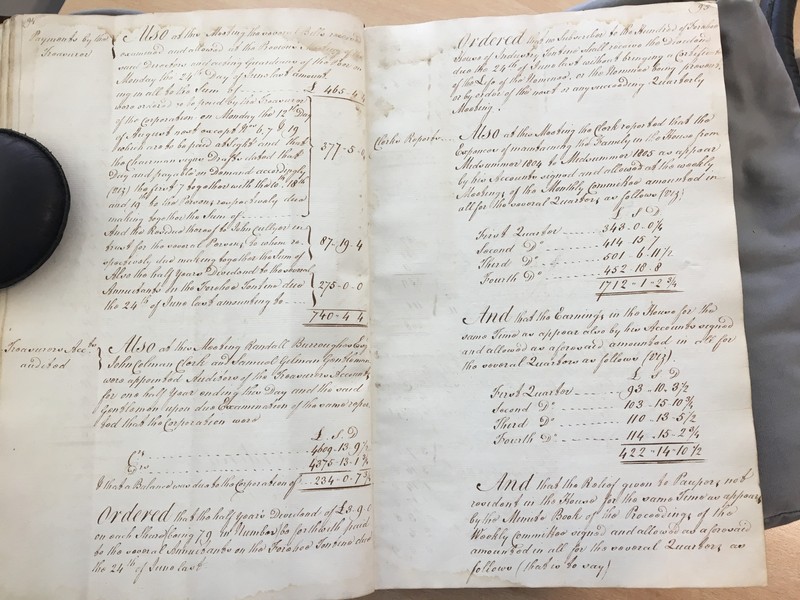 Forehoe Hundred - House of Industry Minute Book 1805-1807 p94-95 image 1 Forehoe Hundred - House of Industry Minute Book 1805-1807 p94-95 image 1