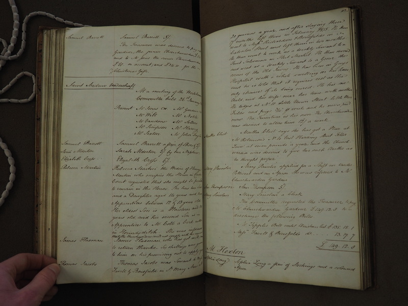 St Andrew Undershaft - Workhouse Minute Book 1814-1822 p101-102 image 1