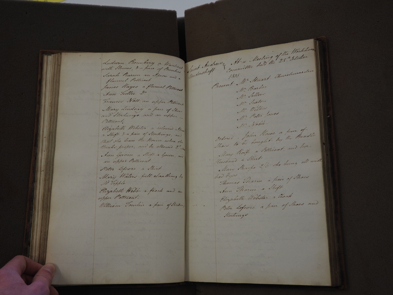 St Andrew Undershaft - Workhouse Minute Book 1801-1814 p41 image 1 St Andrew Undershaft - Workhouse Minute Book 1801-1814 p41 image 1