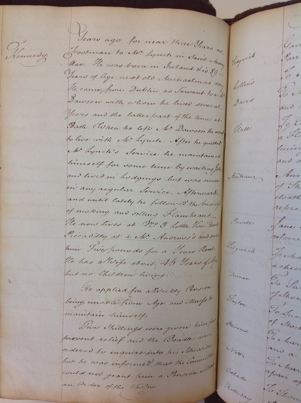 St Andrew Undershaft - Workhouse Minute Book 1780-1801 p200 image 1 St Andrew Undershaft - Workhouse Minute Book 1780-1801 p200 image 1