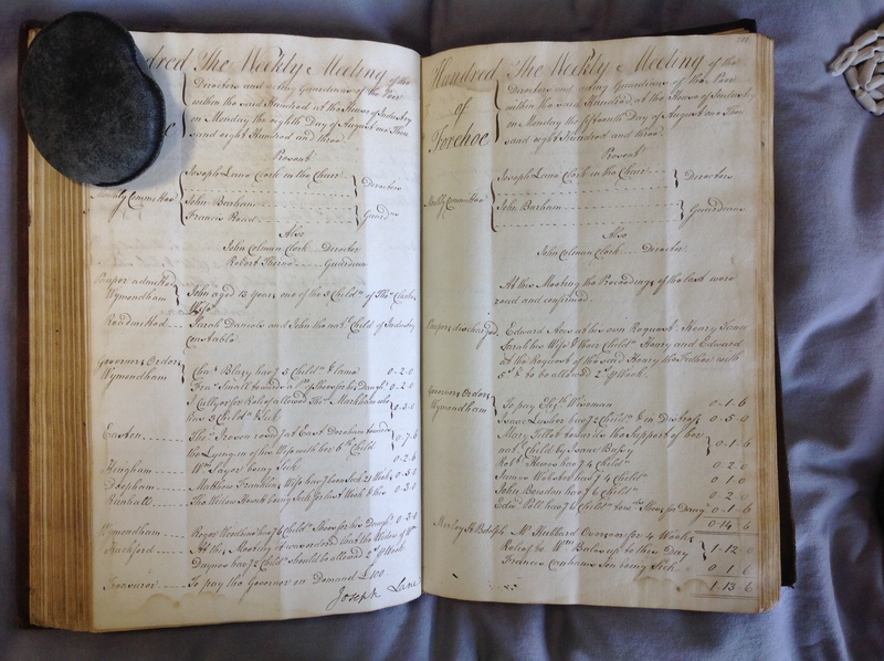 Forehoe Hundred - House of Industry Minute Book 1802-1805 p200-201 image 1 Forehoe Hundred - House of Industry Minute Book 1802-1805 p200-201 image 1