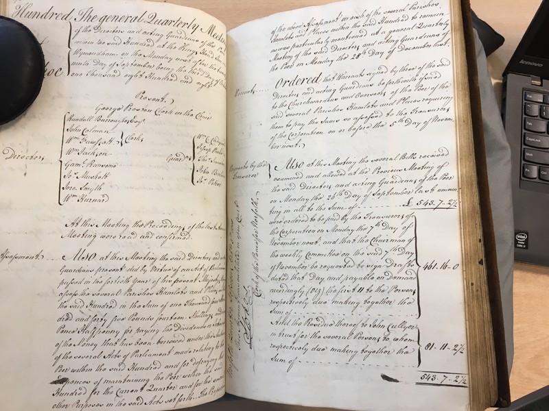 Forehoe Hundred - House of Industry Minute Book 1807-1809 p272-273 image 1 Forehoe Hundred - House of Industry Minute Book 1807-1809 p272-273 image 1