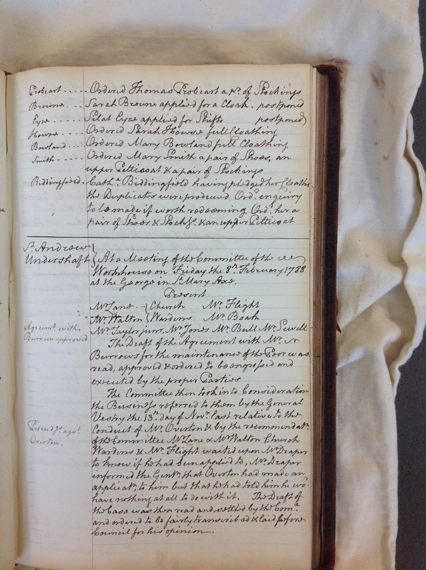 St Andrew Undershaft - Workhouse Minute Book 1780-1801 p99 image 1 St Andrew Undershaft - Workhouse Minute Book 1780-1801 p99 image 1