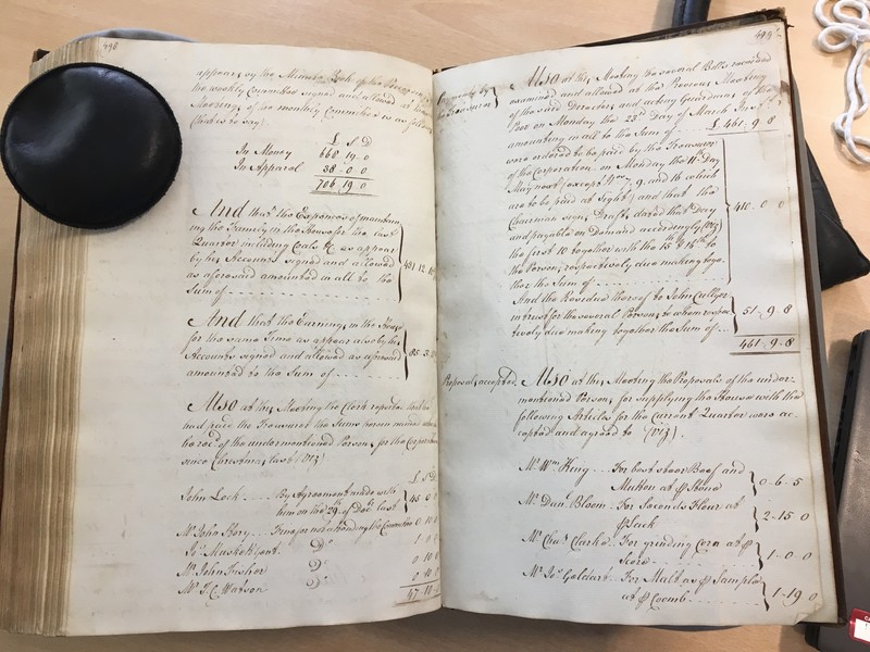 Forehoe Hundred - House of Industry Minute Book 1805-1807 p498-499 image 1