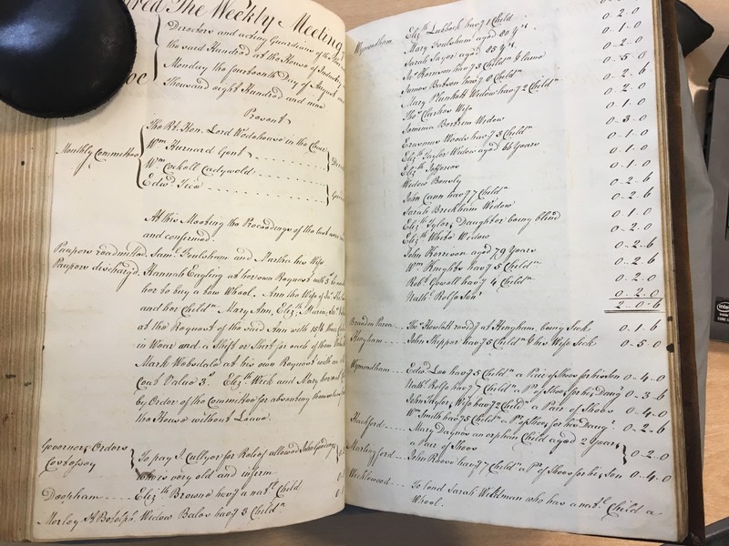 Forehoe Hundred - House of Industry Minute Book 1807-1809 p496-497 image 1 Forehoe Hundred - House of Industry Minute Book 1807-1809 p496-497 image 1