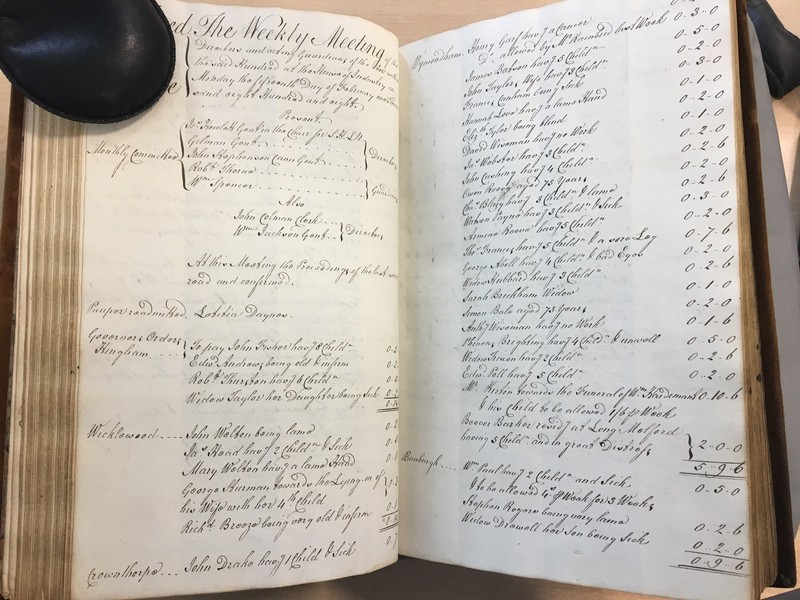 Forehoe Hundred - House of Industry Minute Book 1807-1809 p132-133 image 1 Forehoe Hundred - House of Industry Minute Book 1807-1809 p132-133 image 1