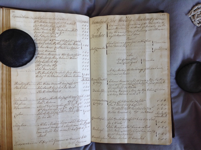 Forehoe Hundred - House of Industry Minute Book 1802-1805 p98-99 image 1