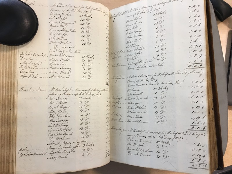 Forehoe Hundred - House of Industry Minute Book 1807-1809 p158-159 image 1 Forehoe Hundred - House of Industry Minute Book 1807-1809 p158-159 image 1