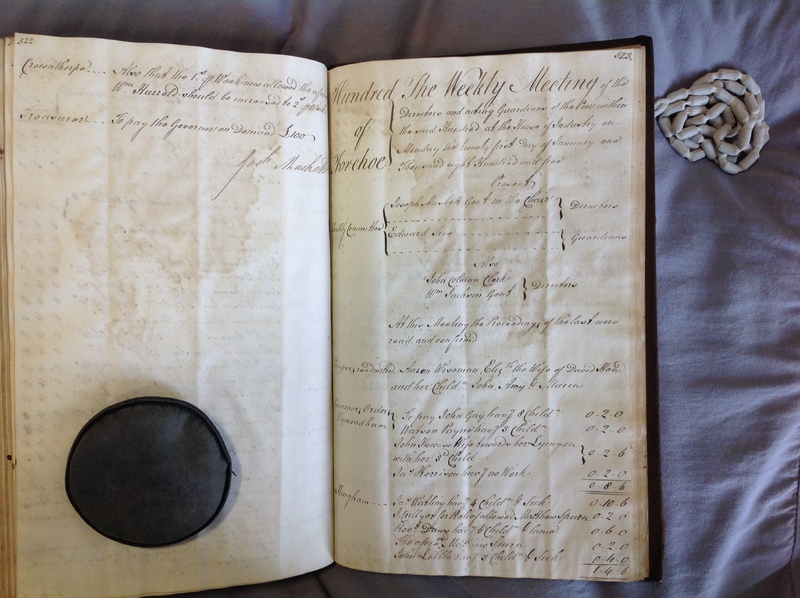 Forehoe Hundred - House of Industry Minute Book 1802-1805 p522-523 image 1 Forehoe Hundred - House of Industry Minute Book 1802-1805 p522-523 image 1