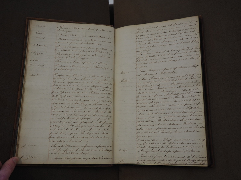 St Andrew Undershaft - Workhouse Minute Book 1801-1814 p7 image 1 St Andrew Undershaft - Workhouse Minute Book 1801-1814 p7 image 1