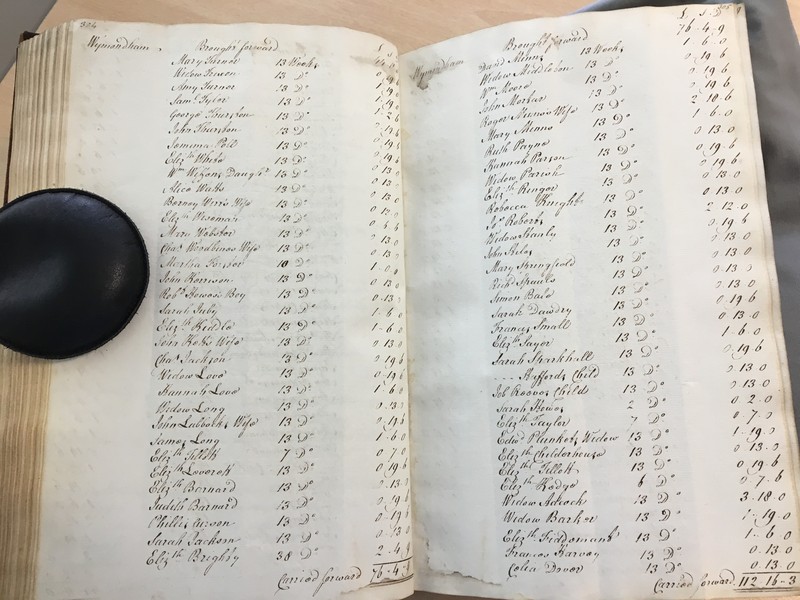 Forehoe Hundred - House of Industry Minute Book 1805-1807 p304-305 image 1 Forehoe Hundred - House of Industry Minute Book 1805-1807 p304-305 image 1
