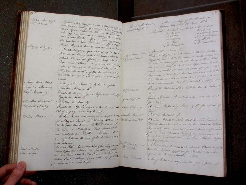 St Andrew Undershaft - Workhouse Minute Book 1822-1828 p86-87 image 1
