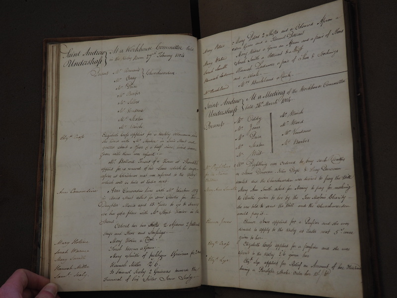 St Andrew Undershaft - Workhouse Minute Book 1801-1814 p25 image 1 St Andrew Undershaft - Workhouse Minute Book 1801-1814 p25 image 1
