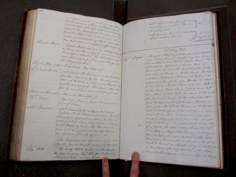 St Andrew Undershaft - Workhouse Minute Book 1822-1828 p196-197 image 1