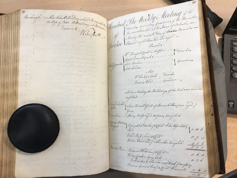 Forehoe Hundred - House of Industry Minute Book 1807-1809 p290-291 image 1 Forehoe Hundred - House of Industry Minute Book 1807-1809 p290-291 image 1