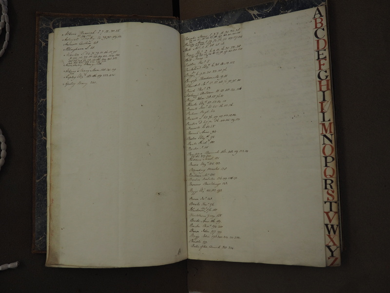 St Andrew Undershaft - Workhouse Minute Book 1814-1822 Index np[v-vi] image 1