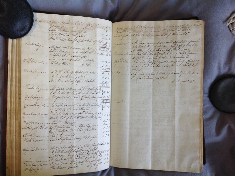 Forehoe Hundred - House of Industry Minute Book 1802-1805 p86-87 image 1