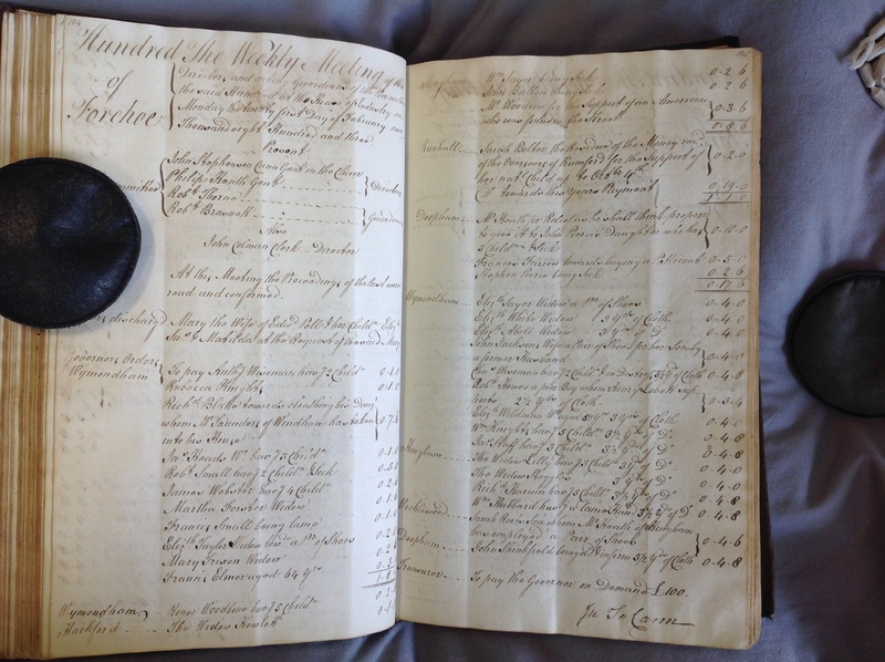 Forehoe Hundred - House of Industry Minute Book 1802-1805 p104-105 image 1 Forehoe Hundred - House of Industry Minute Book 1802-1805 p104-105 image 1